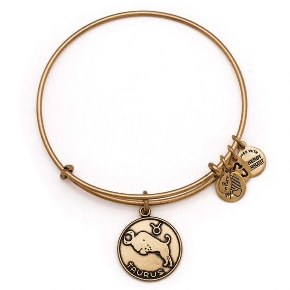 NEW Alex and Ani Taurus Charm Bangle Bracelet - Picture 1 of 1